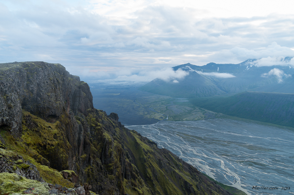 Depuis les hauteurs de Skaftafell